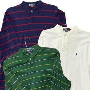 Polo Ralph Lauren Shirts - Size Large - Lot Of 3 Long Sleeve - 2 are Pima Cotton